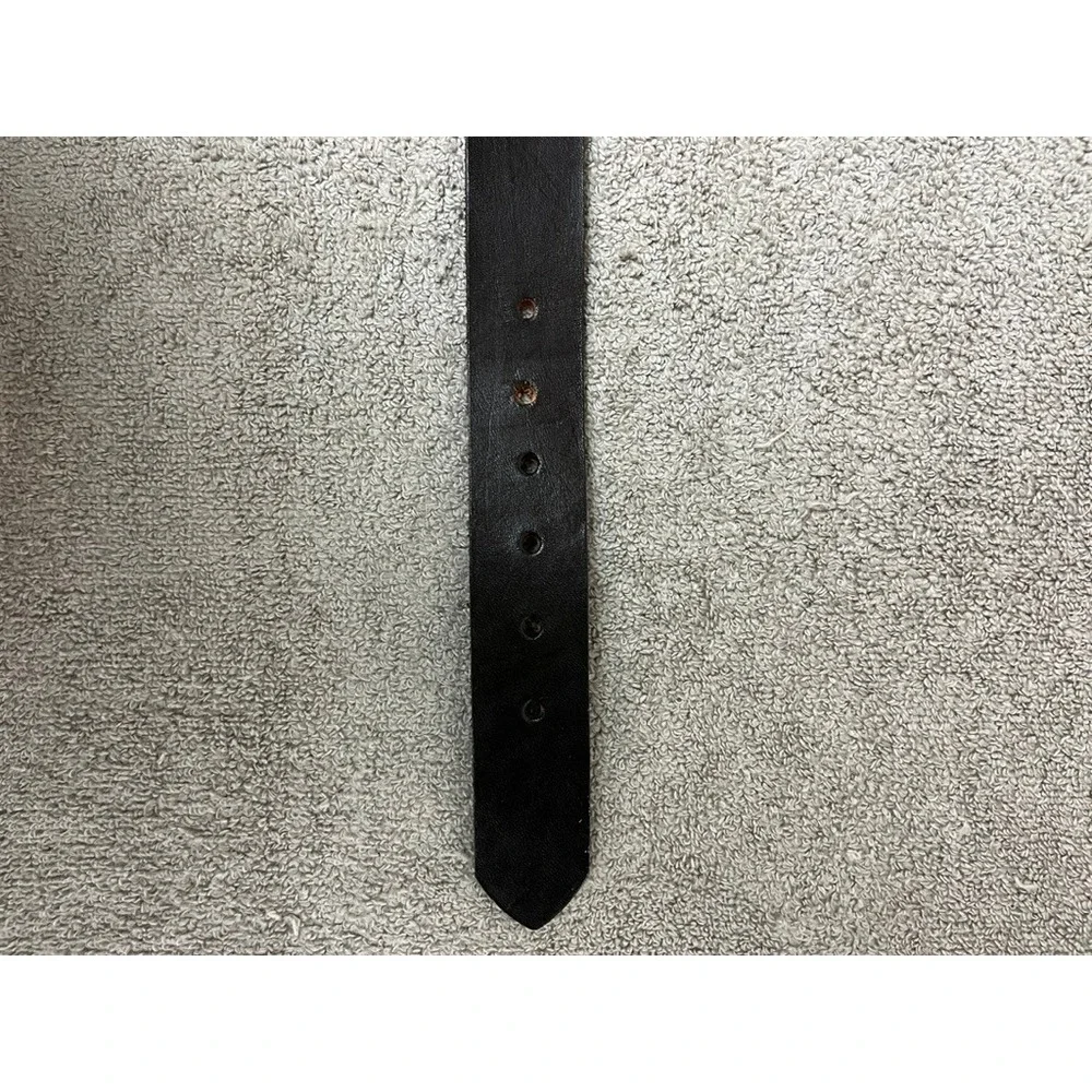 N/A black leather